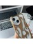 Apple iPhone 15 Uyumlu Kılıf Zebana Flame Silikon Kılıf Gold 2
