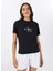 Bisiklet Yaka Düz Siyah Kadın T-Shirt LV047B864GUB1 3