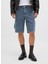 Denim Şort, L, Mavi 2