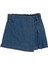 Normal Bel Relaxed Indigo Kız Çocuk Denim Şort Judy 1