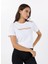 Bisiklet Yaka Ekru Kadın T-Shirt W2510176102-REGULAR Fit Big Logo T- 1