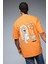 %100 Pamuk Tom & Jerry Boxy Fit Bisiklet Yaka Sırt Baskılı Kısa Kollu Tişört E3262AX25SM 1