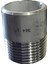 1/4" Krom T.t Paslanmaz Nipel 2 Adet 2