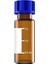 100 Paket Flakon, 2 ml Hplc Flakon, Üzerine Yazma Noktası ve Derecelendirmeler, Amber (Yurt Dışından) 1
