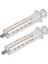 2 Paket Luer Lock Yeniden Kullanılabilir Iğnesiz Cam Şırınga, 50ML (Yurt Dışından) 2