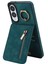 Samsung Galaxy S25 Edge Fermuarlı Rfıd Engelleme Retro Deri + Tpu Telefon Kılıfı Kickstand ile (Yurt Dışından) 1