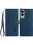 Samsung Galaxy S25 Edge Feather Pu Deri Cüzdan Telefon Kılıfı Bilek Kayışı ile (Yurt Dışından) 1