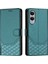 Samsung Galaxy S25 Edge Honeycomb Rfıd Engelleme Deri Telefon Kılıfı Kayışlı (Yurt Dışından) 1