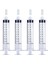 10ML Luer Lock Şırınga 4 Paket Plastik Steril Şırıngalar Iğnesiz (Yurt Dışından) 1