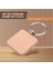 50 Adet Kendin Yap Boş Ahşap Anahtarlık Kare Oymalı Anahtarlık 40 x 40 mm (Yurt Dışından) 5