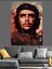 Devrim Ateşi Portresi Che Guevara Dekoratif Kanvas - Mdf Ahşap Tablo 1