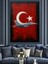Göklerde Hür Uçak Dekoratif Kanvas - Mdf Ahşap Tablo 4