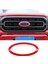 Ön Izgara Merkezi Logo Amblem Rozet Halka Kapak Ford F150 2021 2022 Aksesuarları, Kamera Olmadan Abs Kırmızı (Yurt Dışından) 2