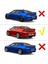 Arka Tampon Yan Kanat Havalandırma Çıkış Kapağı Döşemesi Dodge Charger 2015-2021 Aksesuarları 2 Adet (Siyah) (Yurt Dışından) 3