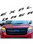 3D Harfler Abs Ön Kaput Amblemi Explorer Spor Hood Ford Explorer 2011-2020 Için Harfler Çıkartmalar (Mat Siyah) (Yurt Dışından) 2