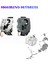 Otomatik Vites Değiştirme Kontrol Paneli Ekran Düğmesi Kapağı 98003827VD 96775827ZE Peugeot 307 308 Citroen C3-Xr 14-22 A (Yurt Dışından) 5