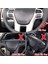Araba Direksiyon Paneli Kapak Trim Çerçeve Dekoratör Etiket Ford Ranger Everest 2015+ Için Aksesuarlar, Siyah Ahşap Tahıl (Yurt Dışından) 4
