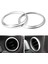 Toyota 86 Suu Brz 2012-2020 Aksesuarları Araba Klima Hava Çıkışı Klima Kapağı Halka Havalandırma Dekorasyonu Trim, Gümüş (Yurt Dışından) 2