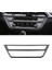 Bmw 5 Serisi G30 G38 2018-2021 Karbon Fiber Araba Merkezi Kontrol CD Düğme Paneli Trim Kapağı Iç Aksesuarlar (Yurt Dışından) 5