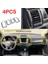 Karbon Fiber Merkezi Dashboard Havalandırma Çerçevesi Arka Klima Çıkış Trim Ford Ranger Everest Endeavour 2015-2021 Için (Yurt Dışından) 4