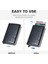 Mavi Stil Erkek Akıllı Cüzdan Rfid Güvenli Anti-Hırsızlık Tutucu Kadın Küçük Cüzdan Banka Kimlik Kartlık Metal Ince Kasa Siyah Pu Deri Kart Klip Çanta (Yurt Dışından) 5
