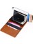 Siyah Stil Karbon Fiber Kartlık Cüzdan Erkekler Rfid Siyah Sihirli Üç Katlı Deri Ince Mini Küçük Para Çantası Erkek Cüzdanlar (Yurt Dışından) 4