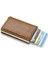 Kırmızı Stil Dıenqı Üst Cüzdan Erkek Para Çantası Mini Cüzdan Erkek Vintage Kahverengi Deri Rfid Kart Tutucu Cüzdan Küçük Akıllı Cüzdan Cep (Yurt Dışından) 2