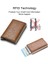 Kırmızı Stil Dıenqı Üst Cüzdan Erkek Para Çantası Mini Cüzdan Erkek Vintage Kahverengi Deri Rfid Kart Tutucu Cüzdan Küçük Akıllı Cüzdan Cep (Yurt Dışından) 3