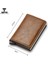 Kırmızı Stil Dıenqı Üst Cüzdan Erkek Para Çantası Mini Cüzdan Erkek Vintage Kahverengi Deri Rfid Kart Tutucu Cüzdan Küçük Akıllı Cüzdan Cep (Yurt Dışından) 4