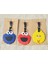 Siyah Stil Sesame Street Elmo Anime Seyahat Aksesuarları Bagaj Etiketi Valiz Kimlik Adres Taşınabilir Etiket Tutucu Bagaj Etiketi Hediye Yeni (Yurt Dışından) 2