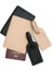 Balck Bütün Set Stili Moda Monogramlı Ilk Harf Mektuplar Cinsiyetsiz Saffiano Deri Pasaport Kılıfı Bagaj Etiketi Pasaport Kapak Seti Seyahat Aksesuarları (Yurt Dışından) 2