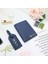 Balck Bütün Set Stili Moda Monogramlı Ilk Harf Mektuplar Cinsiyetsiz Saffiano Deri Pasaport Kılıfı Bagaj Etiketi Pasaport Kapak Seti Seyahat Aksesuarları (Yurt Dışından) 3