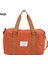 Turuncu L Tarzı Özel Seyahat Çantası Kısa Gezi Hafta Sonu Spor Gym Duffel Çantası Su Geçirmez Ayakkabı Bölmesi El Omuz Çantası Baskılı Logo Fotoğraf (Yurt Dışından) 1