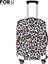 HTE984 Stili L Beden Forudesıgns Elastik Kumaş Bagaj Koruyucu Kapak Karışık Renk Leopar Desen Baskılı Seyahat Bavulu Kılıfı Toz Kapağı (Yurt Dışından) 5
