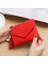 Kırmızı 11.5X9CM Stili Tasarımcı Kısa Boyunca Kemer Çantalar Deri Uzun Cüzdan Kadın Lüks Bayan Telefon Cüzdanı Mini Kredi Kartı Tutucu Para Çantası (Yurt Dışından) 1