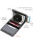 Gri Tarzı Karbon Fiber Rfid Kart Tutucu Erkek Cüzdan Para Çantası Siyah Erkek Cüzdanı Mini Ince Cüzdanlar Walets (Yurt Dışından) 2
