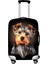 YY2940 Stili L Beden Twoheartsgirl Sevimli Yorkshire Terrier Köpek Baskılı Valiz Kılıfları Su Geçirmez Seyahat Bavul Kapakları Trolley Case Kapak (Yurt Dışından) 1