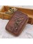 Kumral Tarzı %100 Gerçek Deri Anahtar Cüzdanı Erkek Araba Anahtar Tutucu Retro Anahtar Çantası Erkek Cüzdanı Vintage Ev Sahibi Anahtarlık Dana Derisi Kartlık Kılıfı (Yurt Dışından) 1