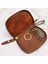 Kumral Tarzı %100 Gerçek Deri Anahtar Cüzdanı Erkek Araba Anahtar Tutucu Retro Anahtar Çantası Erkek Cüzdanı Vintage Ev Sahibi Anahtarlık Dana Derisi Kartlık Kılıfı (Yurt Dışından) 4