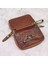 Kumral Tarzı %100 Gerçek Deri Anahtar Cüzdanı Erkek Araba Anahtar Tutucu Retro Anahtar Çantası Erkek Cüzdanı Vintage Ev Sahibi Anahtarlık Dana Derisi Kartlık Kılıfı (Yurt Dışından) 5