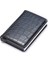 Eyu Siyah X12C Stili Metal Kredi Kartı Tutucu Hasp Rfid Cüzdan Alüminyum Metal Kredi Iş Kartı Cüzdan Mini Kart Cüzdanı Erkek Kadın (Yurt Dışından) 1