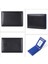 Mavi Stil Erkek Gerçek Deri Iş Cüzdanı Kredi Kartı Tutucu Rfıd Bloke Anti Hırsızlık Ultra Ince Cüzdan Için Mini Men's Genuine Leather Business Wallet For Men (Yurt Dışından) 1