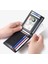 Mavi Stil Erkek Gerçek Deri Iş Cüzdanı Kredi Kartı Tutucu Rfıd Bloke Anti Hırsızlık Ultra Ince Cüzdan Için Mini Men's Genuine Leather Business Wallet For Men (Yurt Dışından) 3