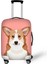 Z3883Z24 Stili Xl Beden Siyah Corgi Köpek Baskılı Seyahat Valizi Kılıfı Etiketli Lastikli Bavul Kılıfı Zipper Için (Yurt Dışından) 4
