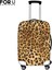 HTE985 Stili M Beden Forudesıgns Elastik Kumaş Bagaj Koruyucu Kapak Karışık Renk Leopar Desen Baskılı Seyahat Bavulu Kılıfı Toz Kapağı (Yurt Dışından) 1