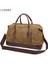 Lacivert Tarzı Vintage Kanvas Seyahat Çantası Deli At Derisi Erkekler Duffle Bag Tek Omuzlu Bagaj Büyük Hafta Sonu Çantası Gece Çantaları (Yurt Dışından) 3