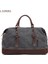 Lacivert Tarzı Vintage Kanvas Seyahat Çantası Deli At Derisi Erkekler Duffle Bag Tek Omuzlu Bagaj Büyük Hafta Sonu Çantası Gece Çantaları (Yurt Dışından) 5