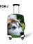CA5005 Stili S Beden Forudesıgns Seyahat Valizi Kılıfı Sevimli Husky Köpek Baskılı Seyahat Kılıfı Toz Geçirmez Elastik Toz Geçirmez Bavul Kılıfı Kapakları (Yurt Dışından) 1