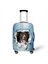 PXTKDDW03 Style Xl Beden Sevimli Kedi Köpek Delik Baskılı Valiz Kılıfı Seyahat Bagaj Kapağı Esnek Bavul Kılıfı Toz Geçirmez Valiz Kılıfları - (Yurt Dışından) 4