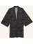 Regular Fit Desenli Kuşaklı Pamuklu Kimono-Fall in Love D0453AX25SP 6